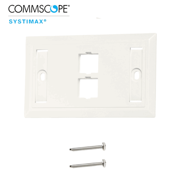 Commscope /Systimax Faceplate USA  2Port
